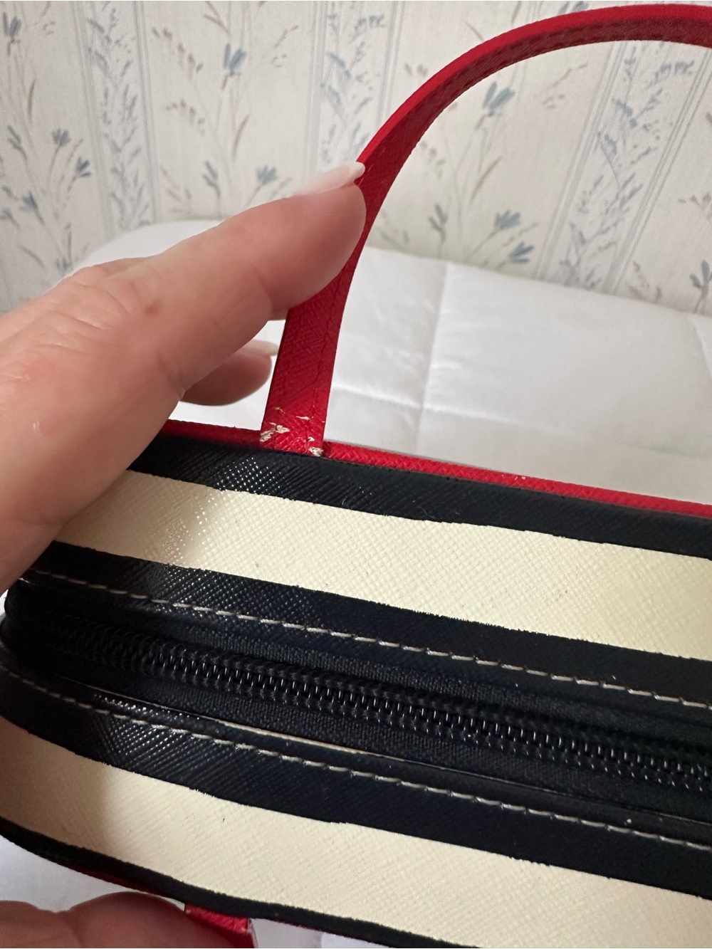 Kate Spade Striped Cosmetic Case - Picture 9 of 11
